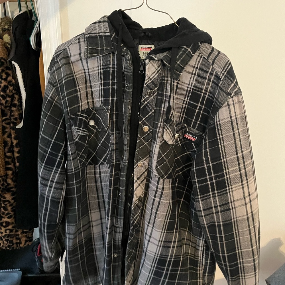 Dickies Plaid Insulated Hooded Jacket
